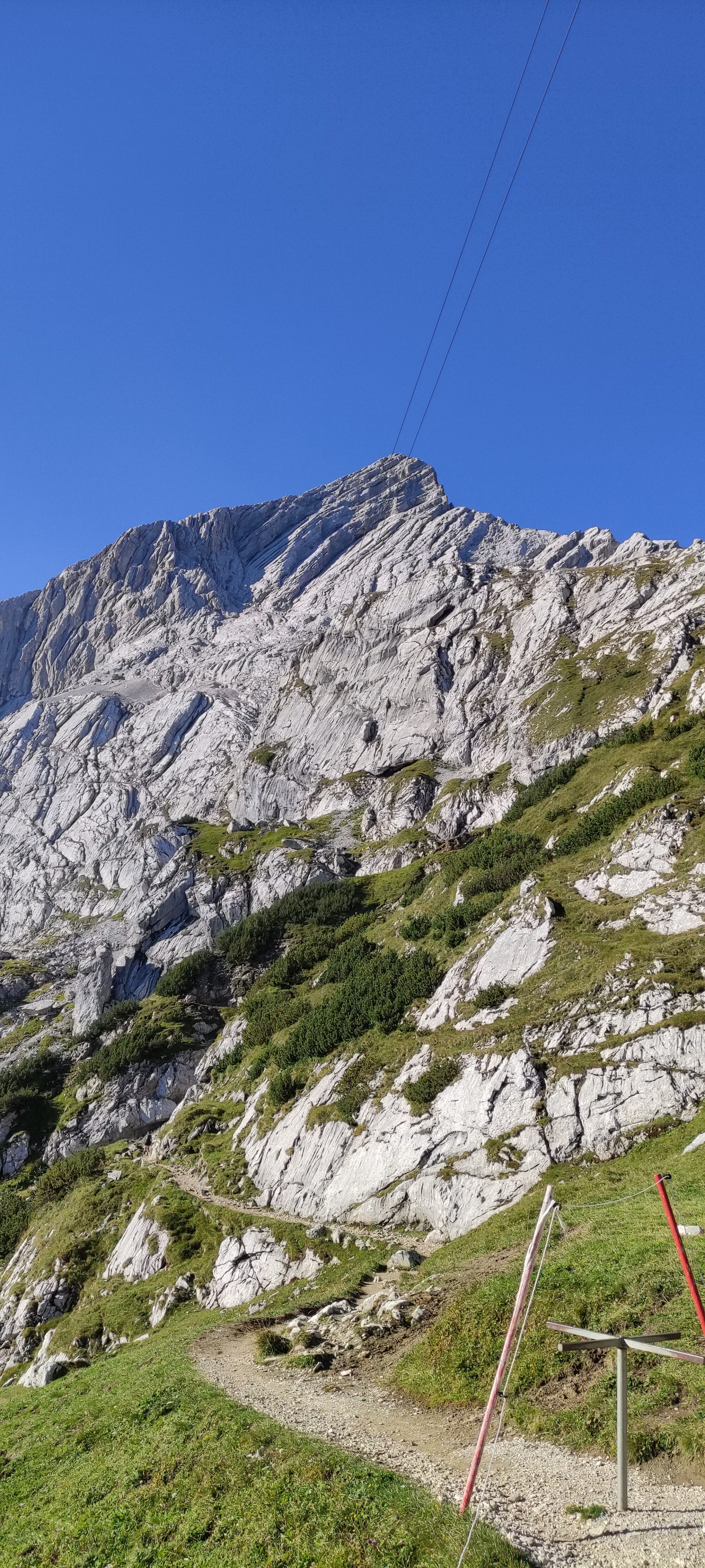 Aufstieg zur Alpspitze über den Klettersteig