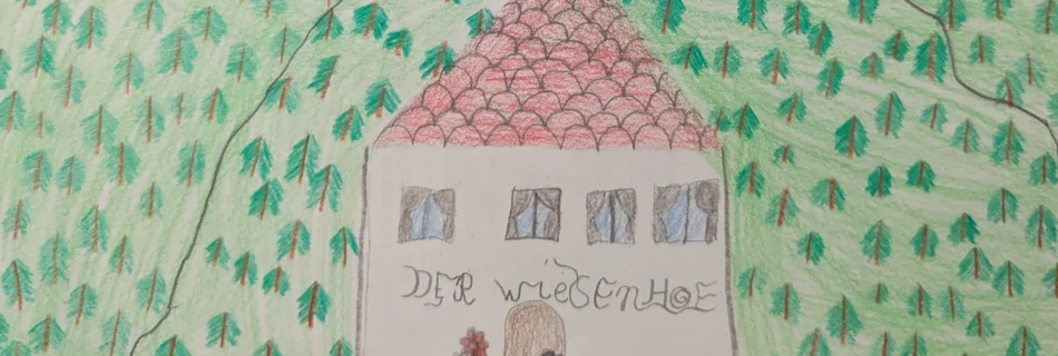 Kinderzeichnung des Wiesenhofs