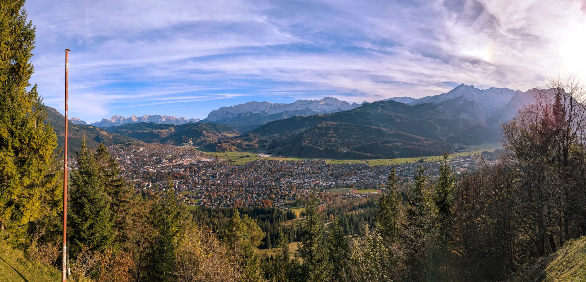 Panoramablick von der Martinshütte